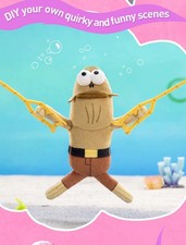 POPMART Residents Of Bikini Bottom Series 2 Crutch Fish NO BOX picture