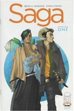 Saga #1 Image Comics 2012 - 1st Print Brian K. Vaughan, Fiona Staples HIGH GRADE picture