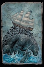Godzilla: Here There Be Dragons #1C VF/NM; IDW | RI 1:10 Variant Tyler Kirkham - picture