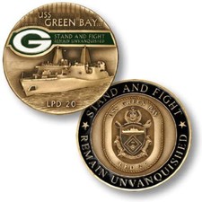 NEW USS Green Bay (LPD-20) Bronze Challenge Coin. picture
