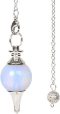 Synthetic Opalite Moonstone Glass Gemstone Dowsing 40Mm Crystal Healing Chakra R picture