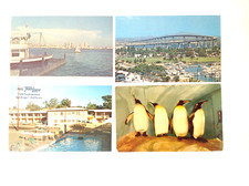 Vintage San Diego California Postcards - Lot of 4 Unused picture