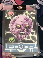 2025 Topps Finest Marvel Fantastic Four Original Sketch Card Artist Signature picture
