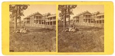TENNESSEE STEREOVIEW - Lookout Mountain Educational Institute - 1870s RARE picture