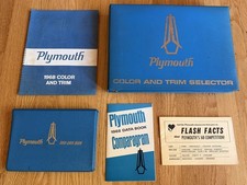 1968 Plymouth Dealer DATA BOOK & COLOR AND TRIM SELECTOR Album Road Runner/GTX picture