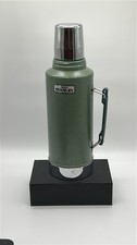 Vintage Aladdin Stanley Classic Vacuum Insulated Thermos Hammertone Green 1... picture