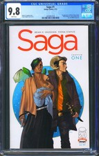 Image Comics Saga #1 - CGC 9.8 - WP - NM/MT - 1st Marko Alana Hazel & More 2012 picture