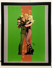 Green Arrow Black Canary by Amanda Conner 11x14 FRAMED DC Comics Art Print Poste picture