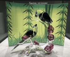 Swarovski scs Bird Lion giraffe Wild Life Crystal Display Read Description picture