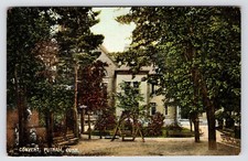 Putnam Connecticut CT Convent Courtyard Swing Garden Postcard 1908 picture