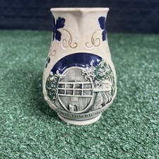 VTG German Bad Durkheim Gerz Salt Glaze Pitcher Stoneware Wine Jug 1/2 Liter picture
