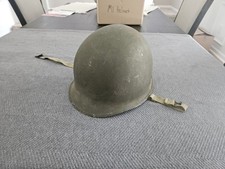Original WWII M1 Helmet - McCord 358A -Fixed Bale, Front Seam picture