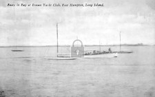 Boats In Bay Devon Yacht Club East Hampton LI New York NY - Reprint picture
