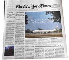 The New York Times Paper May 21 2025 How Search for New Air Force One Let Trump picture