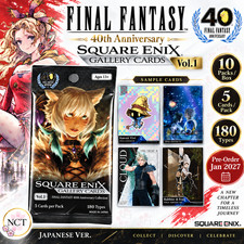 SQUARE ENIX Gallery Card Vol.1 FINAL FANTASY 40th Anniversary BOX Japanese picture