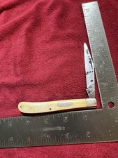 Vintage 1964-1969 Case XX USA Single Blade Trapper Pocket Knife. picture