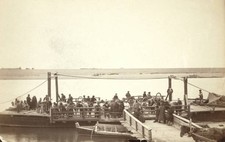 The Ferry at Semapolatinsk ie Seme i between 1885 and 1886 Old Photo picture