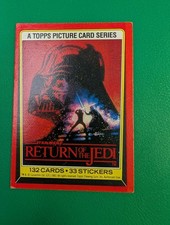 1983 topps return of the jedi card #1 title card picture