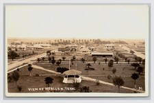 RPPC Early Bird's Eye View McAllen Texas TX 1910C ~ picture