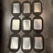 Vintage Bonanza Steakhouse Platters by Marco 1970s Restaurant Plates Set of 9 picture