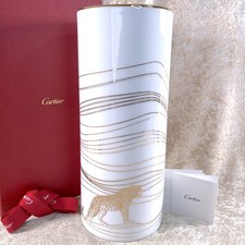 Cartier Porcelain Vase Panthere de Cartier Rare VIP Gift from Cartier with Case picture