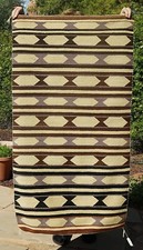 Vintage Navajo Native American Indian Geometric Pattern Rug - 32