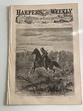 HARPER'S WEEKLY May 7, 1864 Negros Escaping out of Slavery Civil Rights picture