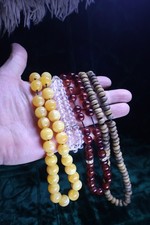 A selection of exquisite antique and classic Islamic prayer beads picture