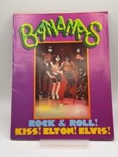1978 Bananas Magazine #18 KISS Elton John Elvis Presley Rock Roll Vintage picture