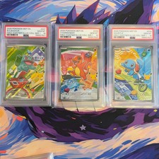 PSA 10 Charmander Squirtle Bulbasaur First Partner Series 1 Kanto Sequential Set picture