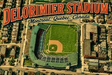 DELORIMIER STADIUM Montreal, Quebec, Canada MODERN Postcard Baseball C782 picture