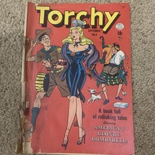 Torchy #6 - Nice Pages Bill Ward Good Girl Art    1950 Bikinis Negligee Sexy picture