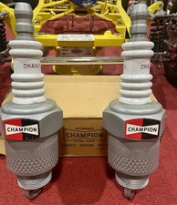 Champion Spark Plug Jumbo  Store Display (2) Plugs In Original Box Collectible picture