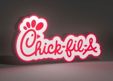 CHICK-FIL-A CHICK FILA LOGO LED SIGN LARGE 15