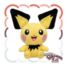 Pokémon Pichu Fit Plush 172 Pokemon Center Official Japan picture