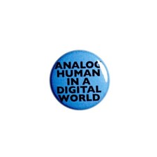 Vintage 80s 90s Style Pin Button Analog Human 80s 90s Style Button Pin 1