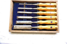 GRADUATED SET OF 6 FREUD WOODWORKING CHISELS - 1/4