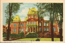 Sherbrooke Quebec Court House Palais de Justice PECO Ottawa No 24 c1930s picture