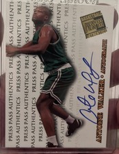 1998-99 Antoine Walker Press Pass Authentics Auto Hot Look picture