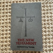VTG 1960 The New Testament Confraternity Version The Benziger Brothers Numbered picture