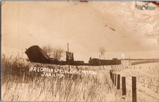 RPPC Wreck near Spring Grove, Minnesota, Jan 11, 1910 Train c1910 Some Damage picture