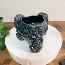 Disney Polynesian Trader Sam’s Grog Grotto 3rd Edition Tiki Bowl Uh-Oa Green picture