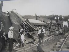RPPC C & NW RAILROAD TRAIN WRECK DISASTER 1912 SHAWANO CO. WI LYNDHURST UNUSED- picture