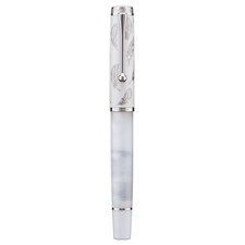 Hongdian N8S Acrylic Fountain Pen EF/F/M/Long Knife F Nib Writing Pen, White picture