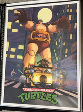 TMNT Vs. Krang Mike McGee 18 x 24 Giclee /100 Bottleneck Gallery BNG picture