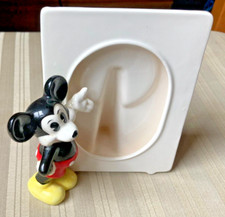 Vintage Walt Disney Productions Mickey Mouse Porcelain 3D Picture Frame - Japan picture