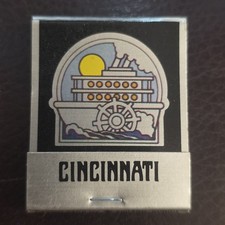 Vintage The Playboy Club Matchbook Diamond Match Unstruck Cincinnati OHIO Boat picture