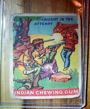 1947 R773 Goudey Indian Gum #31 Caught In The Attempt  Low Grade Soft Corners  picture