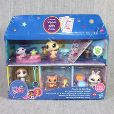 Littlest Pet Shop Hasbro LPS 2011 Care For Me Sitting Figure Set New Sealed HTF picture
