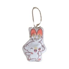 Scorbunny Pokemon Pokepiece Mini Cushion Mascot Capsule Toy Gashapon picture